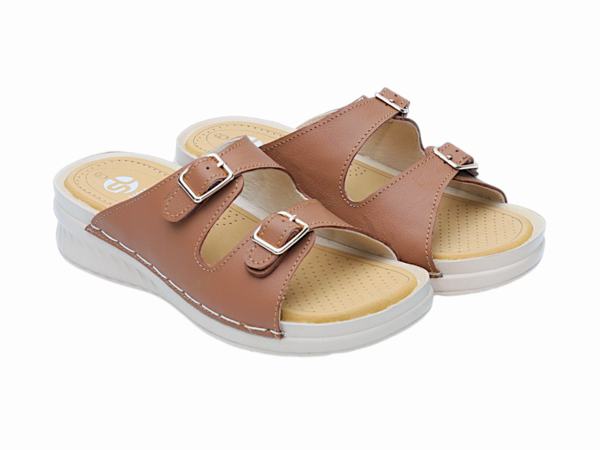 Ladies Comfort Chappal 31031 Raised Flats Shoes