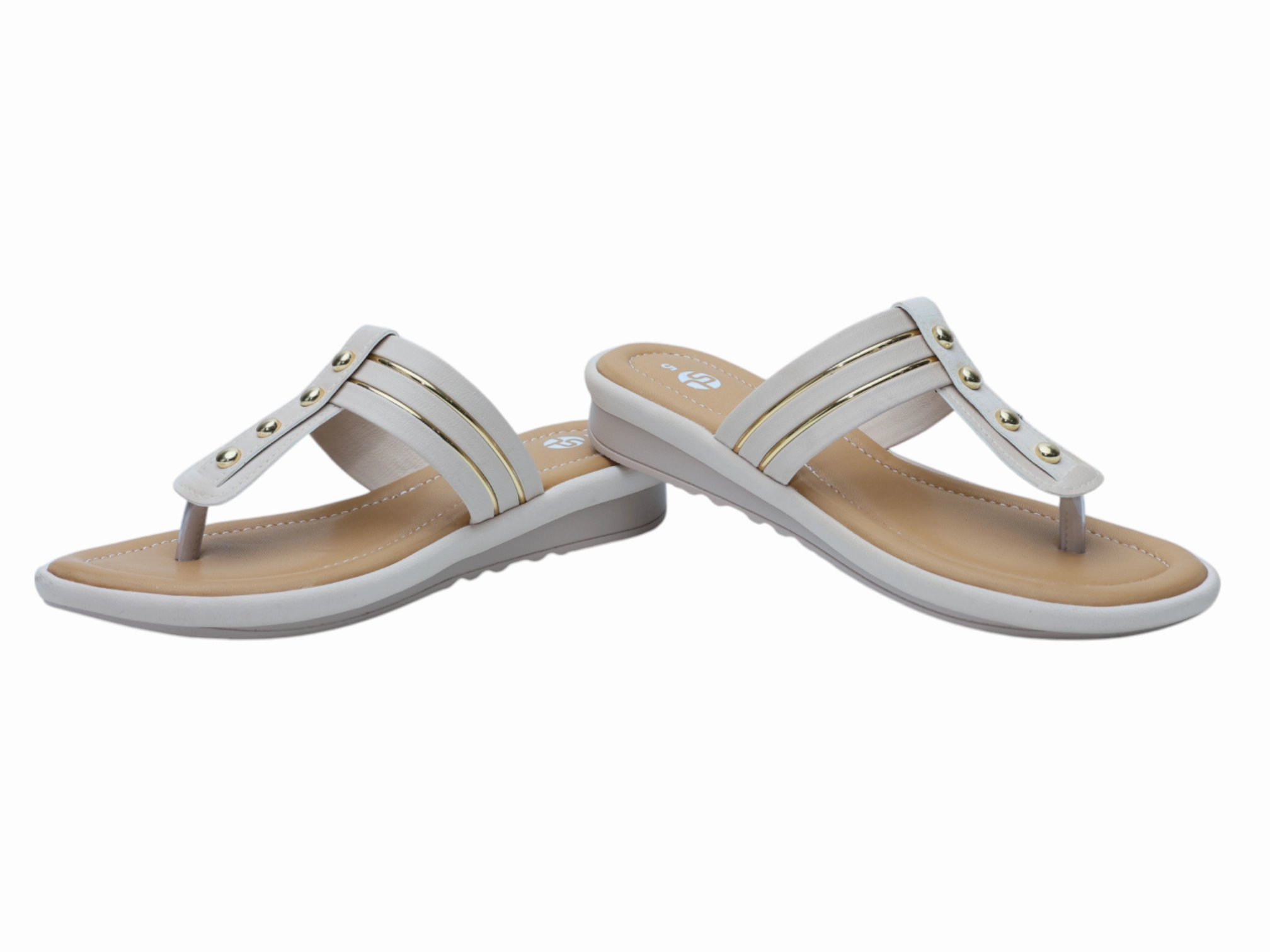Business Flats Shoes Ladies Comfort Chappal 33354