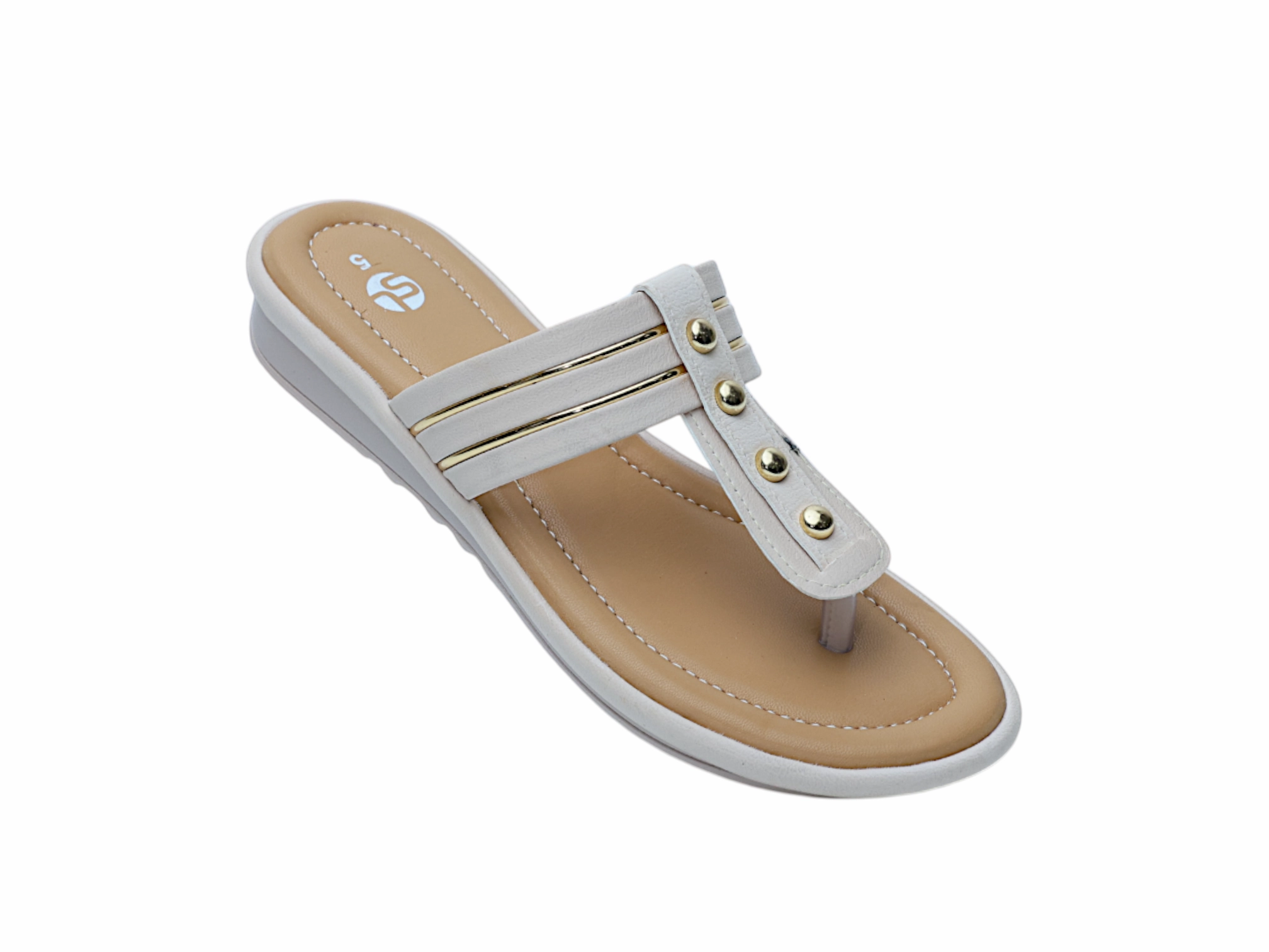 Ladies Comfort Chappal 33354 Flat Green Shoes