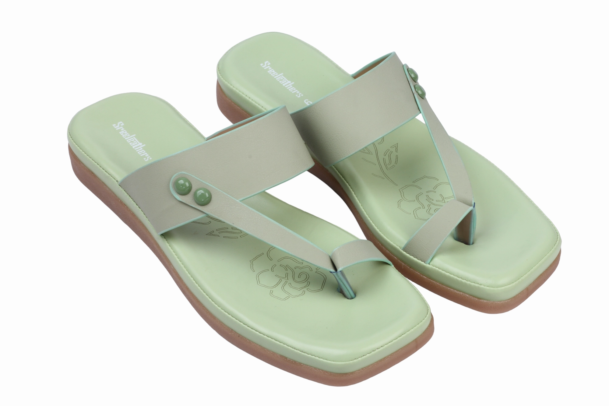 Ladies Comfort Chappal 533147 Flate Shoes