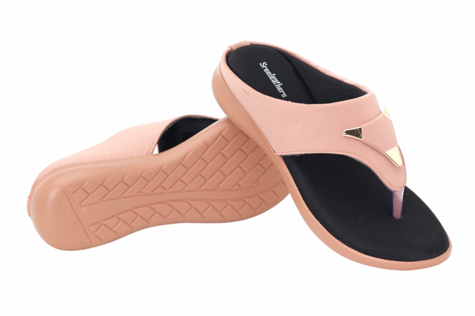 Shoes 42 43 Flat Ladies Fancy Chappal 543115