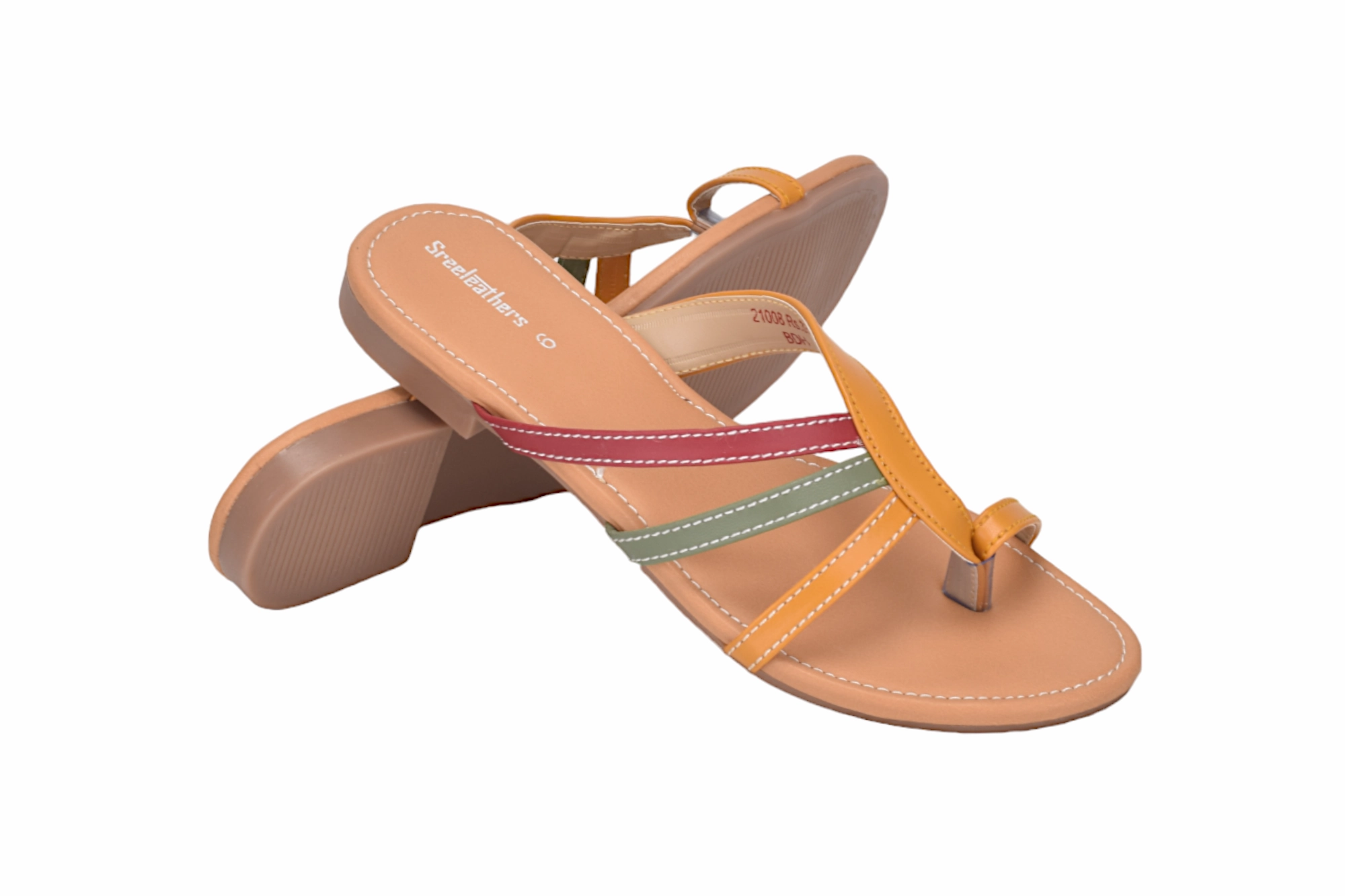 Ladies flat chappal 21008 Flats Sandals