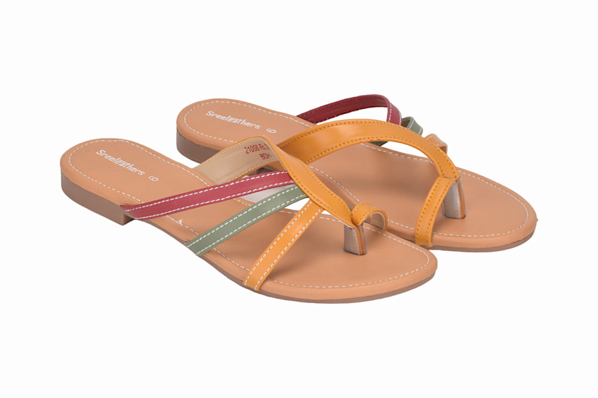 Ladies flat chappal 21008 Flat Feet Supination Running Shoes