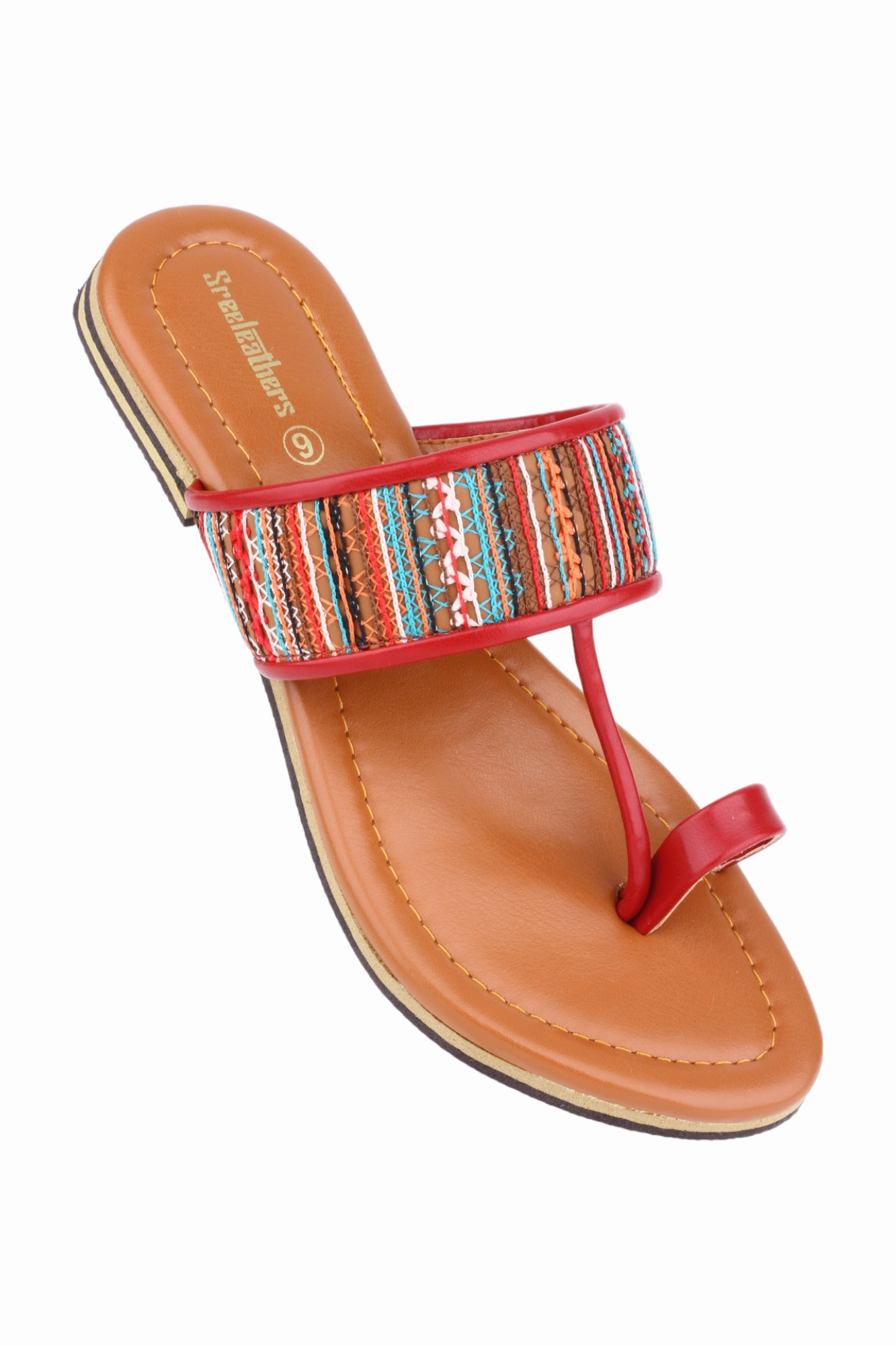 LADIES FLAT CHAPPAL 296110 Rubber Flat Shoes