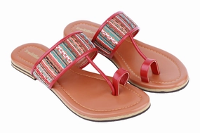 LADIES FLAT CHAPPAL 296110 Self Esteem Shoes Flats