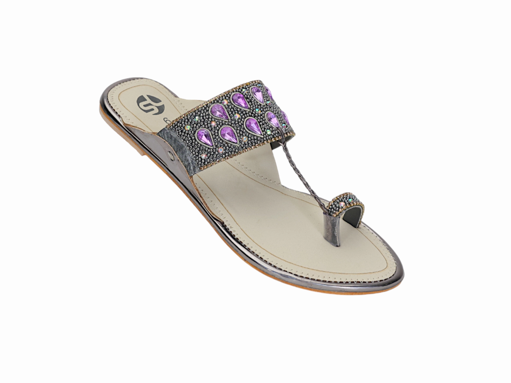 Hollow Out Flat Shoes Ladies Flat Chappal 296128