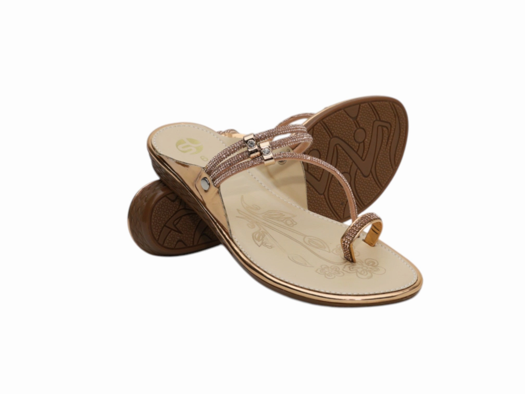 Korean Flat Shoes Ladies Flat Chappal 34628