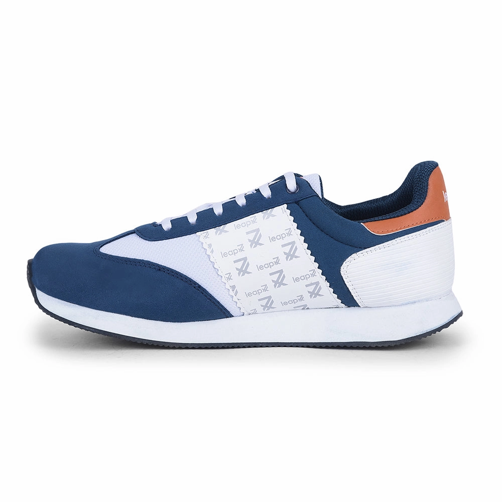 Casual Shoes Fall 2024 Leap7x Casual Teal Blue Lacing Sneakers For Men BACKAM-1E By Liberty