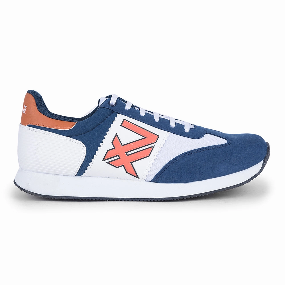 Leap7x Casual Teal Blue Lacing Sneakers For Men BACKAM-1E By Liberty Originals X Bad Bunny Campus Casual Shoes