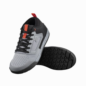 Flat Insole Shoes Leatt 3.0 Flat Pedal MTB Shoe - Titanium - 2023