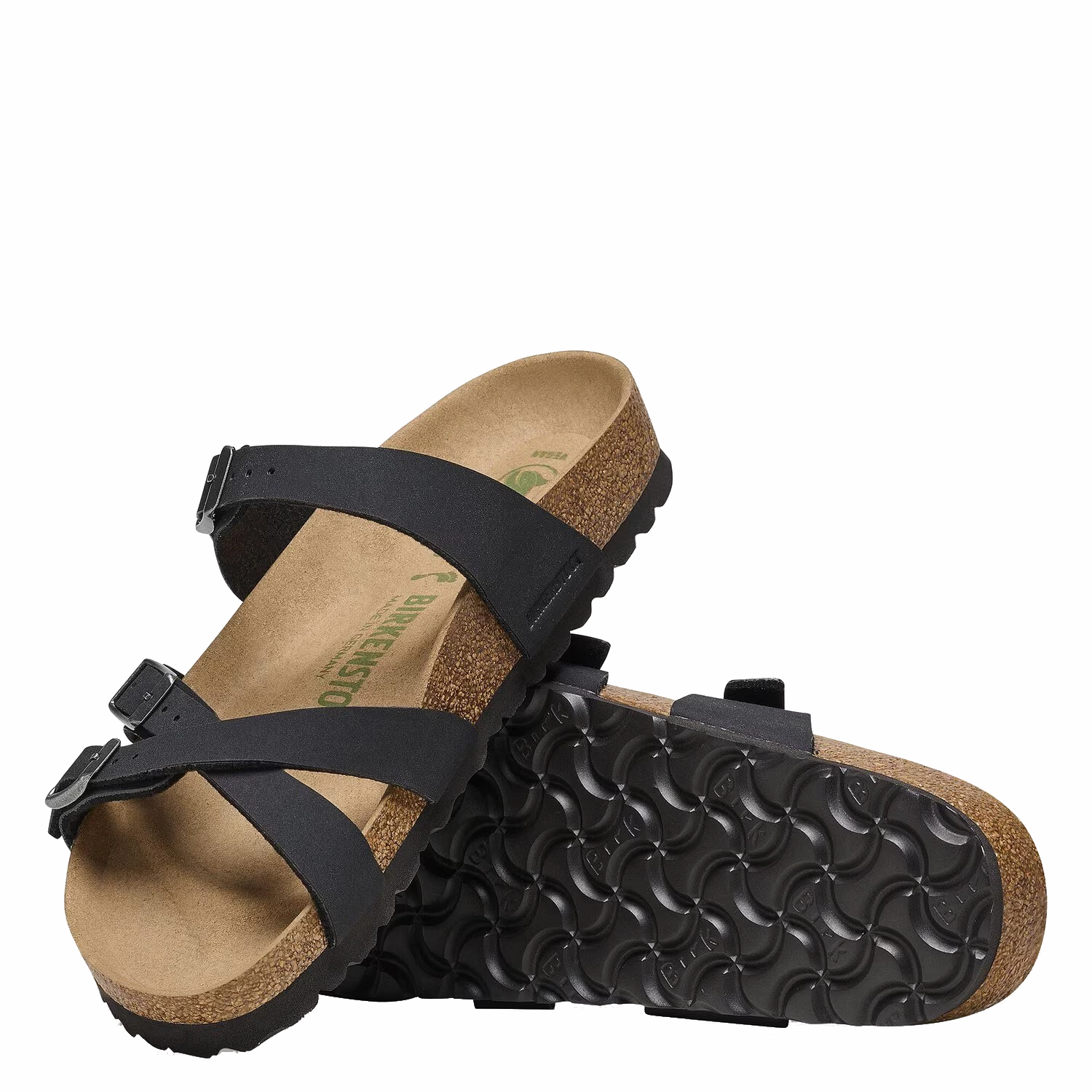 Franca Vegan Birkibuc Black (Women) Flat Prom Dress Shoes