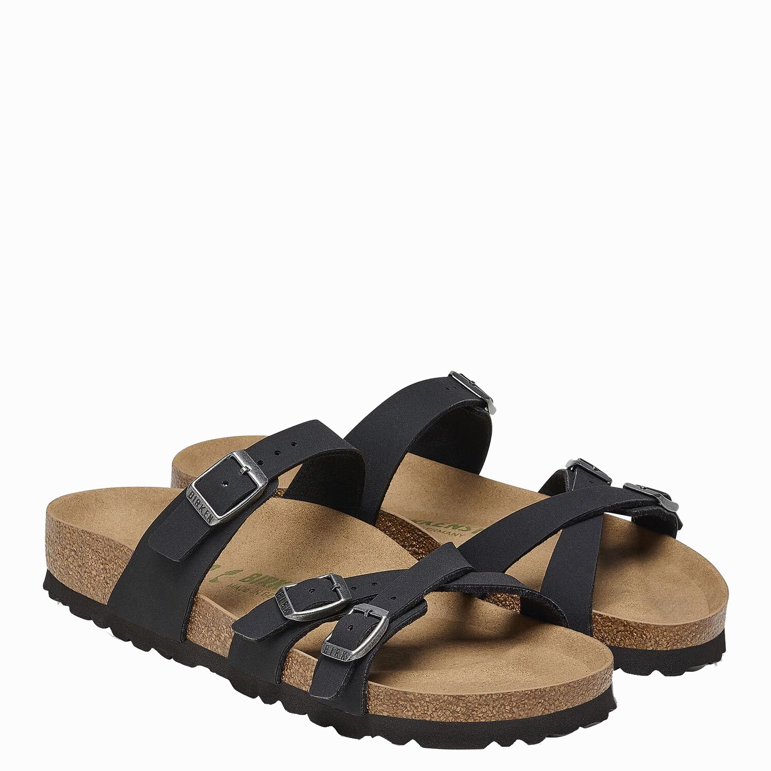 Flat Foot Lifting Shoes Franca Vegan Birkibuc Black (Women)