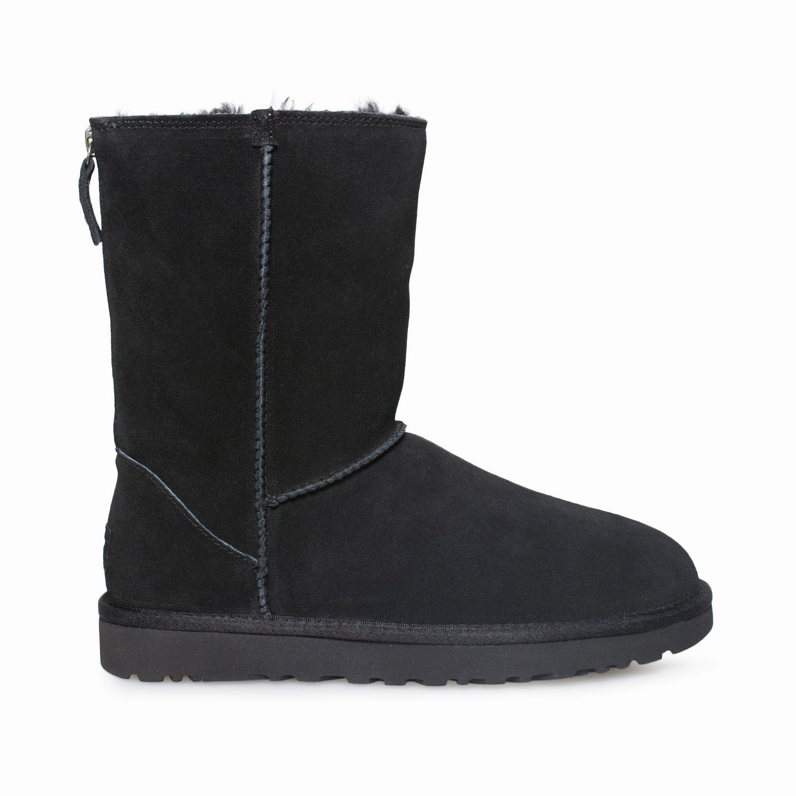 UGG Classic Short Zip Black Boots - Women's Superman Boots