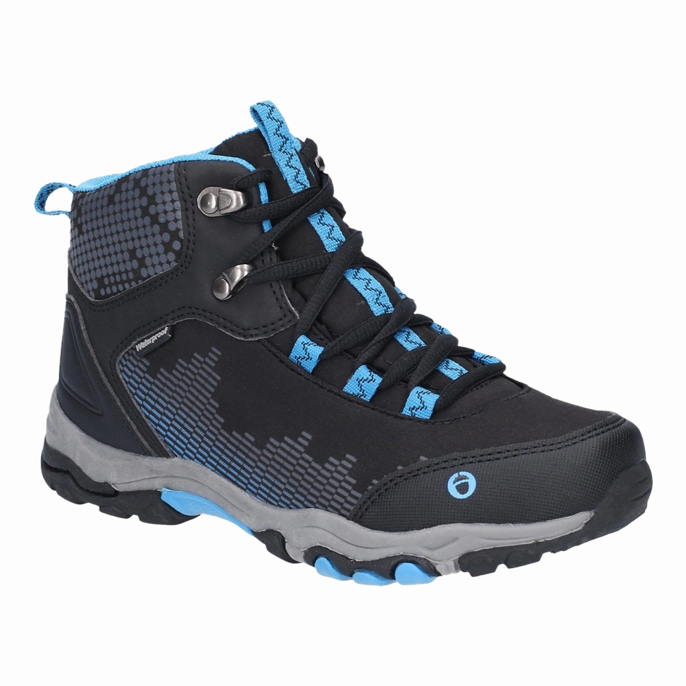 Best Walking Shoes For Long-distance On Concrete Senior Ducklington Hiking Waterproof Boots Black/Blue