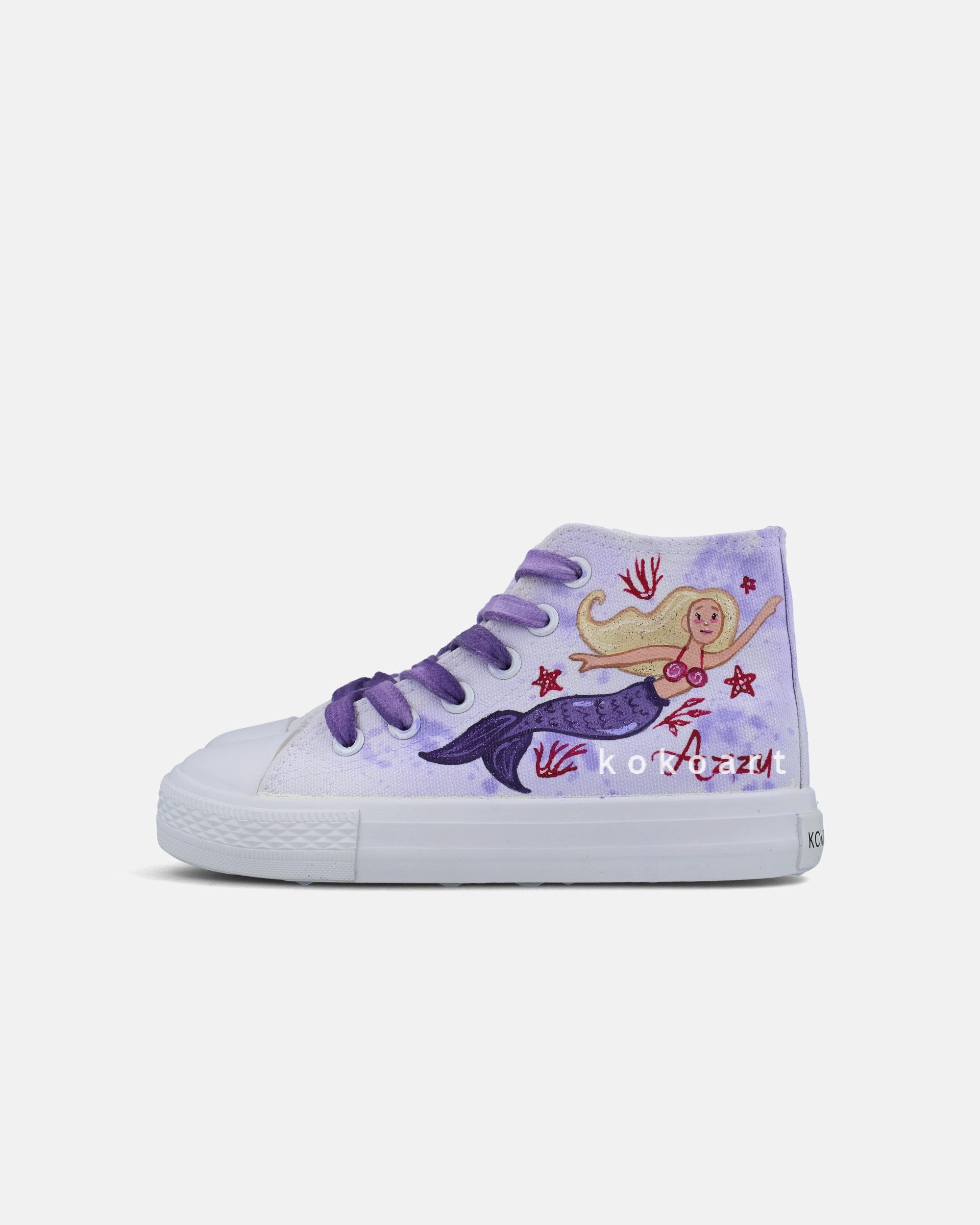 Little Marmaid Hand Painted Shoes