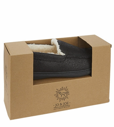 LJR SPENCER GIFT BOXED BLACK German Shepherd Slippers