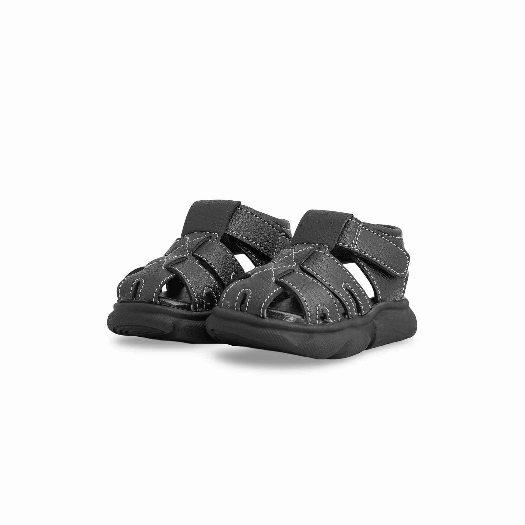 Yuu Sandals Boys Black Formal Sandal KD4864