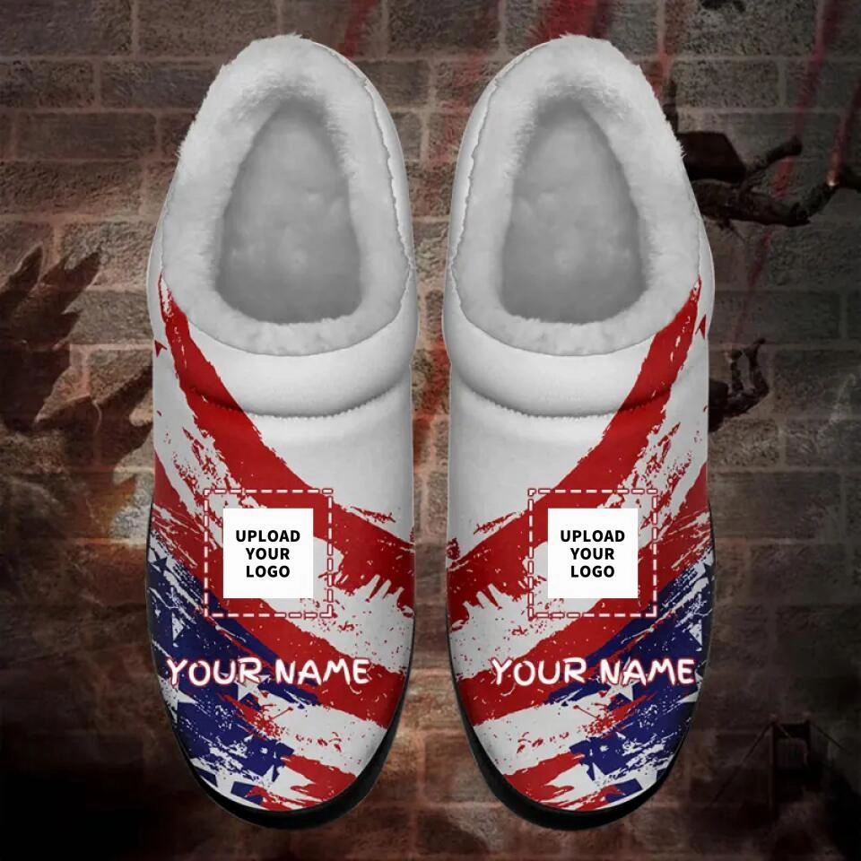 Mary Jane Slides Custom indoor slipper, Customize with your name and logo, Kate-B11100