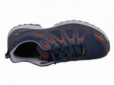 Lowa Men Blue INNOX EVO GTX LO NULL  Wedge Heel Hiking Boots