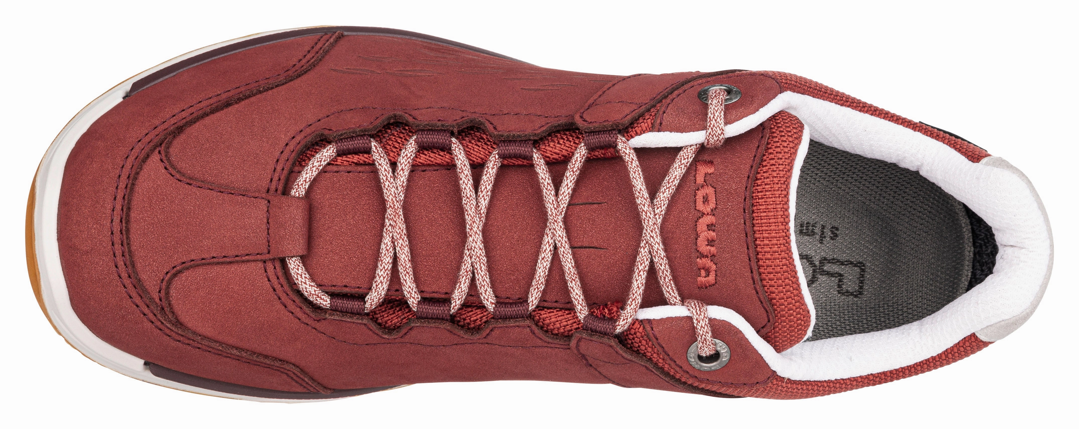 Lowa Women Red LOCARNO GTX LO Ws Smart Hiking Boots