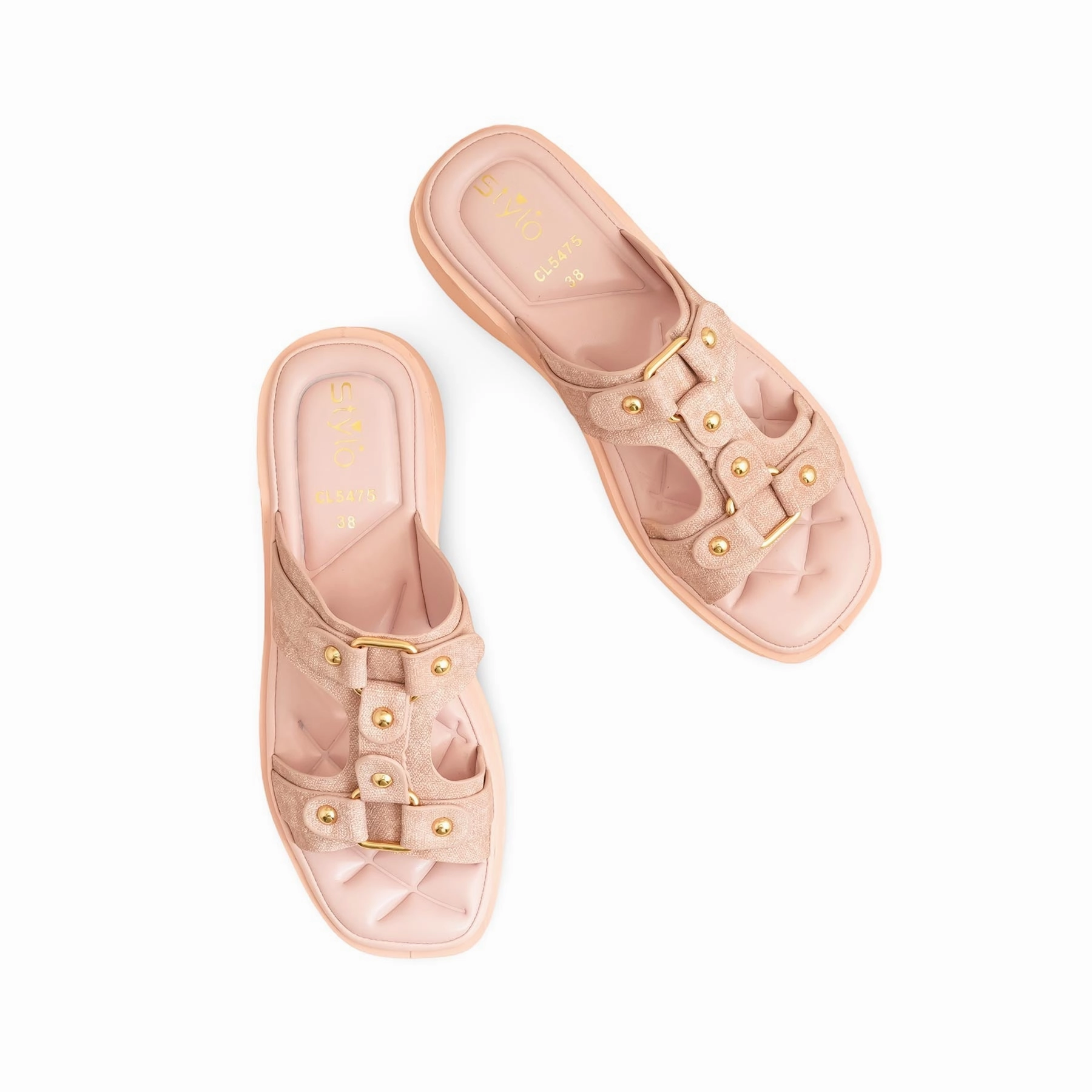 Pointed Flat Shoes Uk Pink Casual Women Softy CL5475