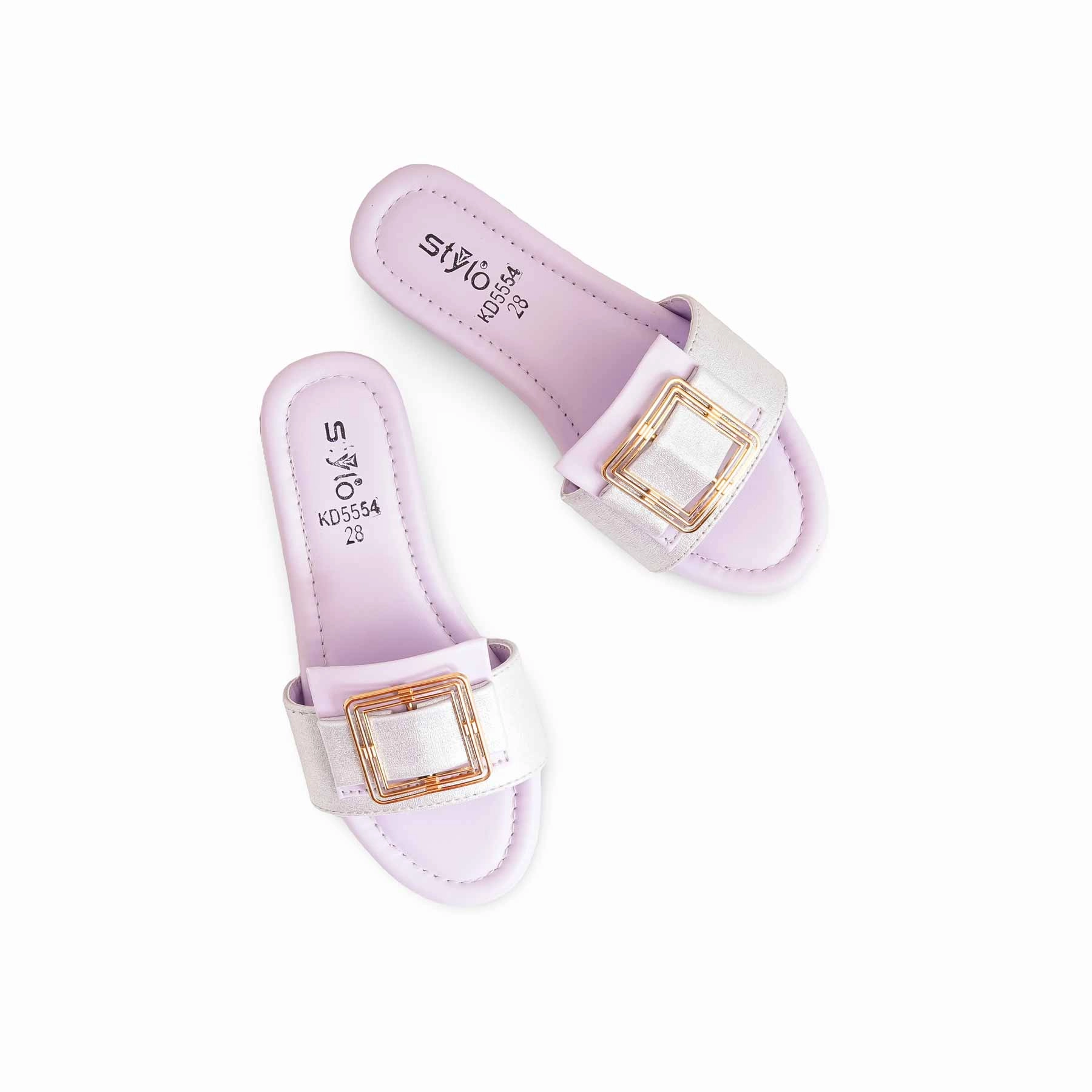 Hawai Slippers Girls Purple Formal Slipper KD5554