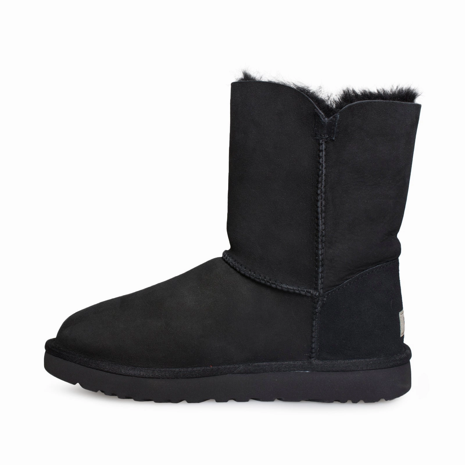 UGG Bailey Button Poppy Black Boots - Women's Top Rated Military Boots