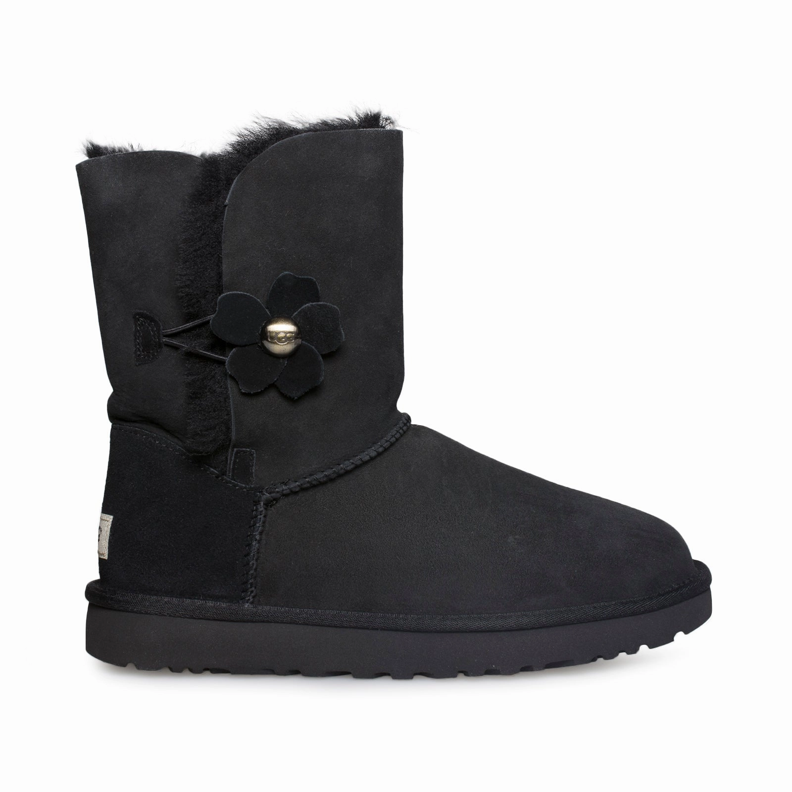 Dive Boots UGG Bailey Button Poppy Black Boots - Women's