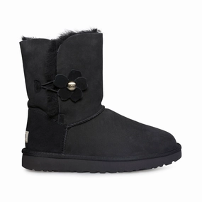 The Boots Are Made UGG Bailey Button Poppy Black Boots - Women's
