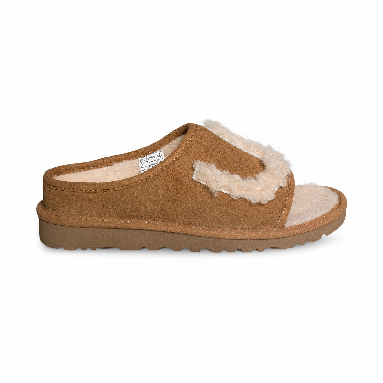 Bathrobe And Slippers UGG Slide Chestnut/Natural Slippers - Women's