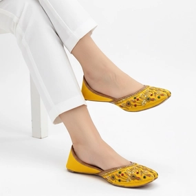 M0669 flat khussa Parisian Flat Shoes