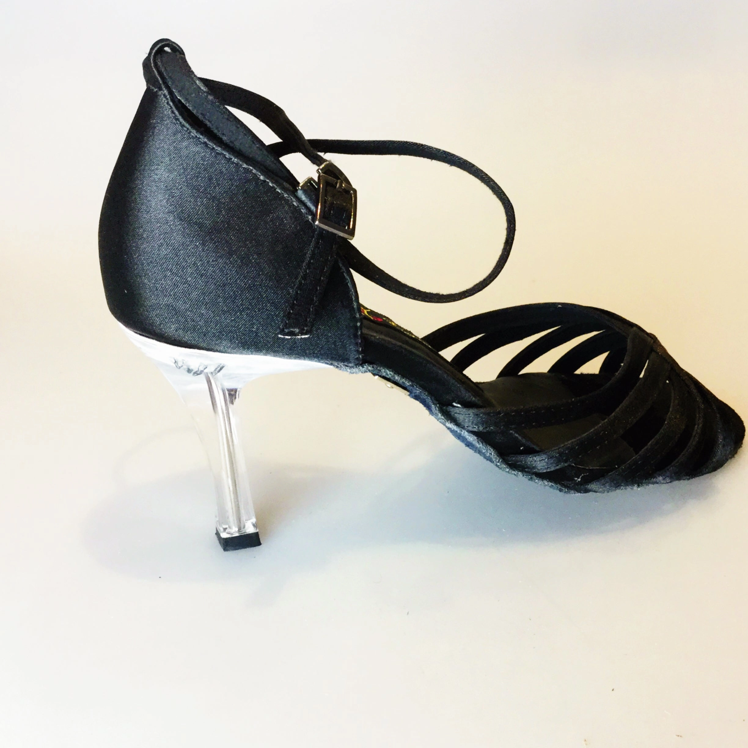 M1101-01_BlkTrspt Cheap Bottom Heel Shoes