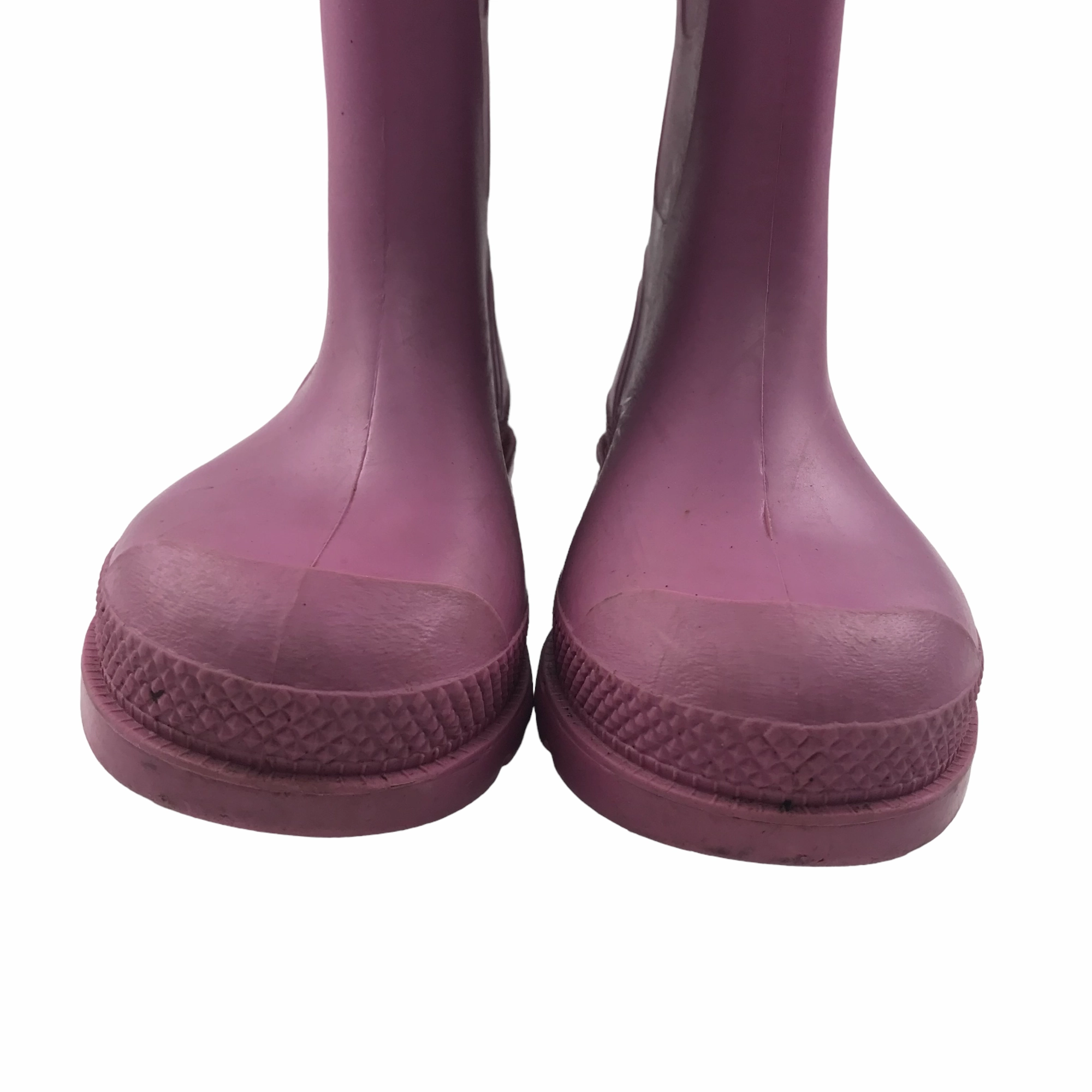 Plain Pink Wellies Shoe Size 13 junior Steel Tip Boots