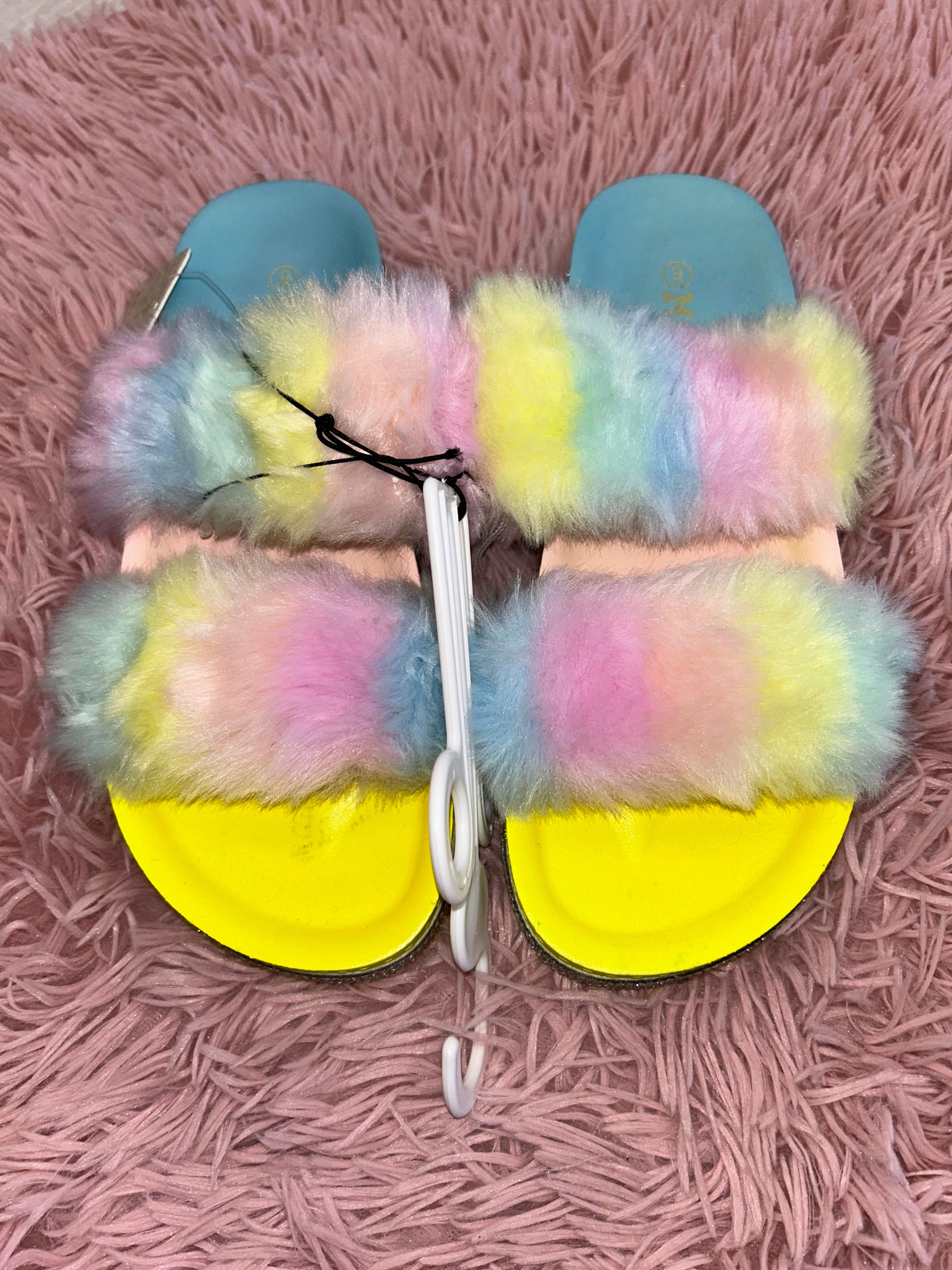 Poolside Flip Flops Sandals Flip Flops By Mudd In Pink/blue, Size: 9