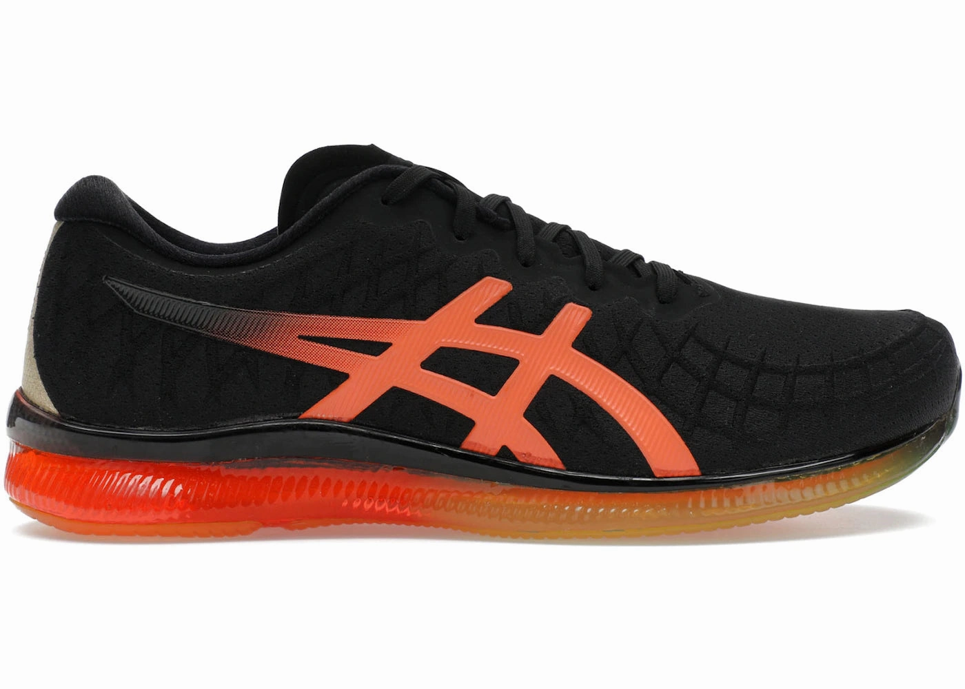 Asics Fluidride Shoes ASICS Gel-Quantum Infinity Black Shocking Orange