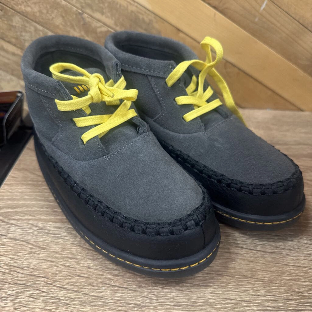 Cute Non Slip Boots Manitobah Mukluks- Kids Skoden Ankle Boot- MSRP $95 : gray-children-1Y