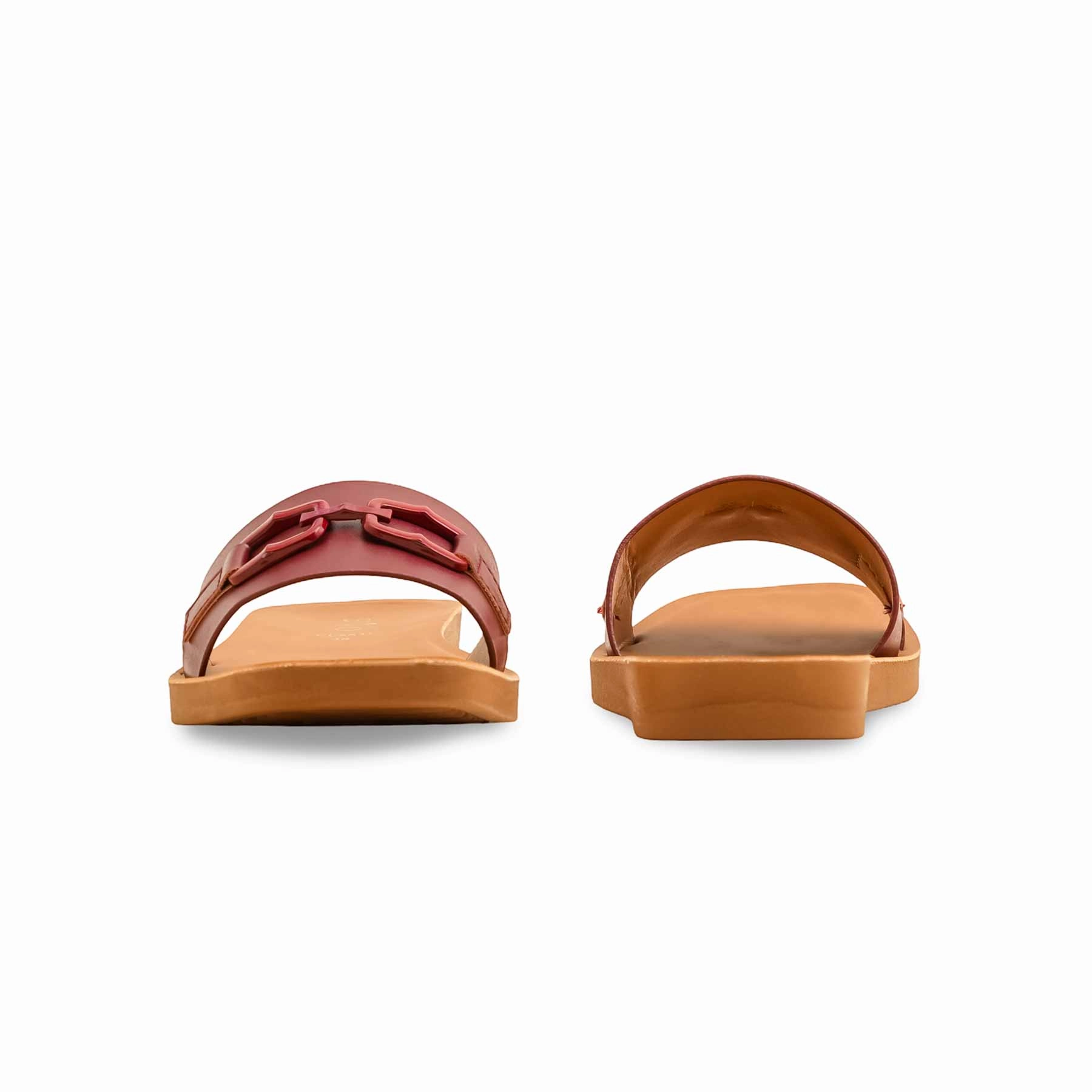 Maroon Casual Softy For Women CL5511 Wedding Outfits With Flat Shoes