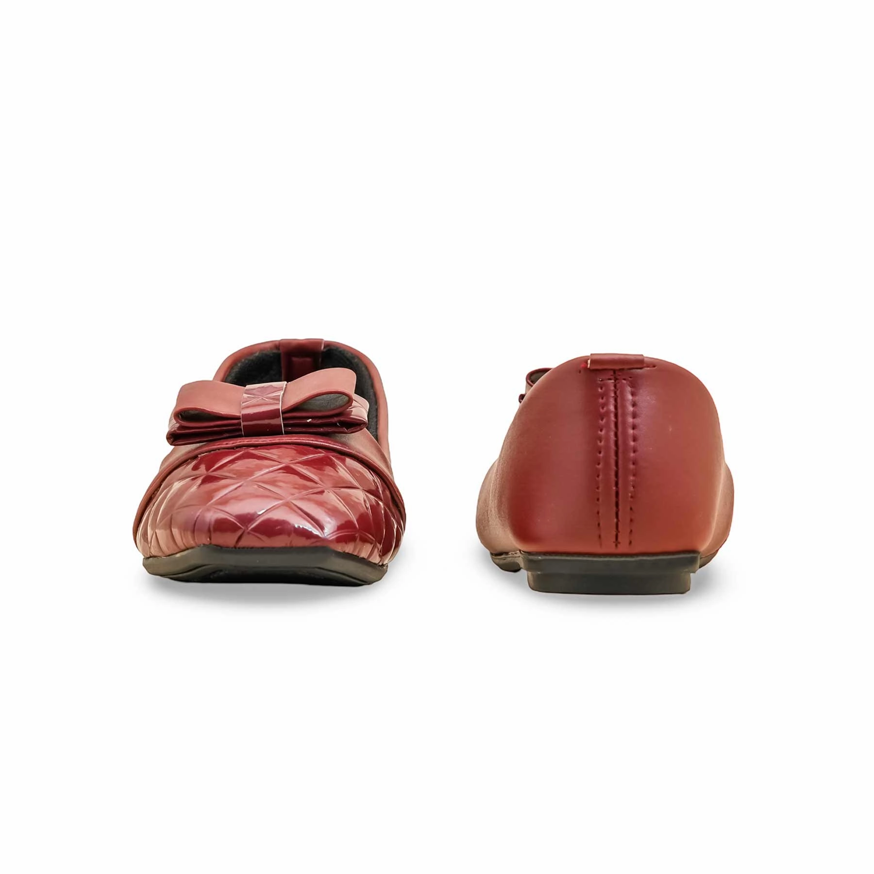 Powder Blue Flat Shoes Maroon Pumps For Women WN1259