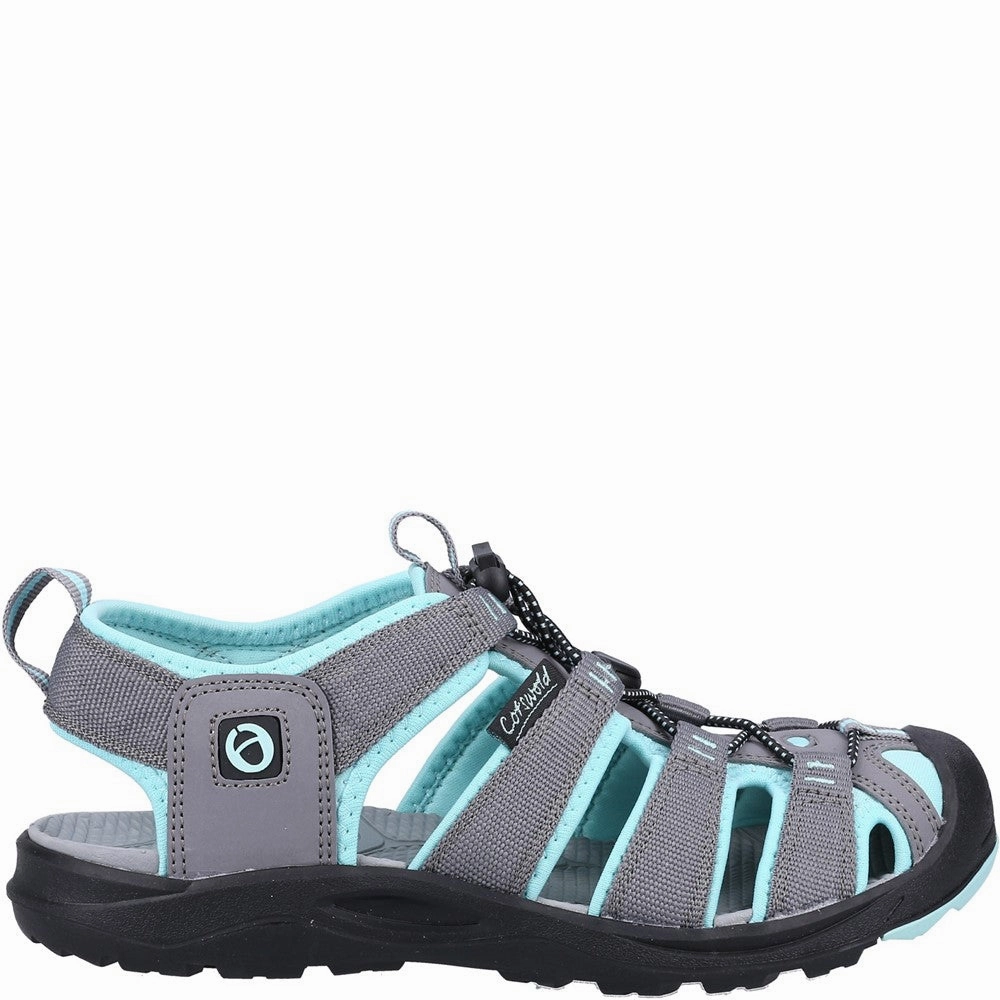 Marshfield Recycled Sandals Grey Turquoise Cheap Walking