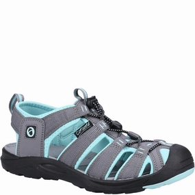 For Walking On Concrete Walking Marshfield Recycled Sandals Grey Turquoise