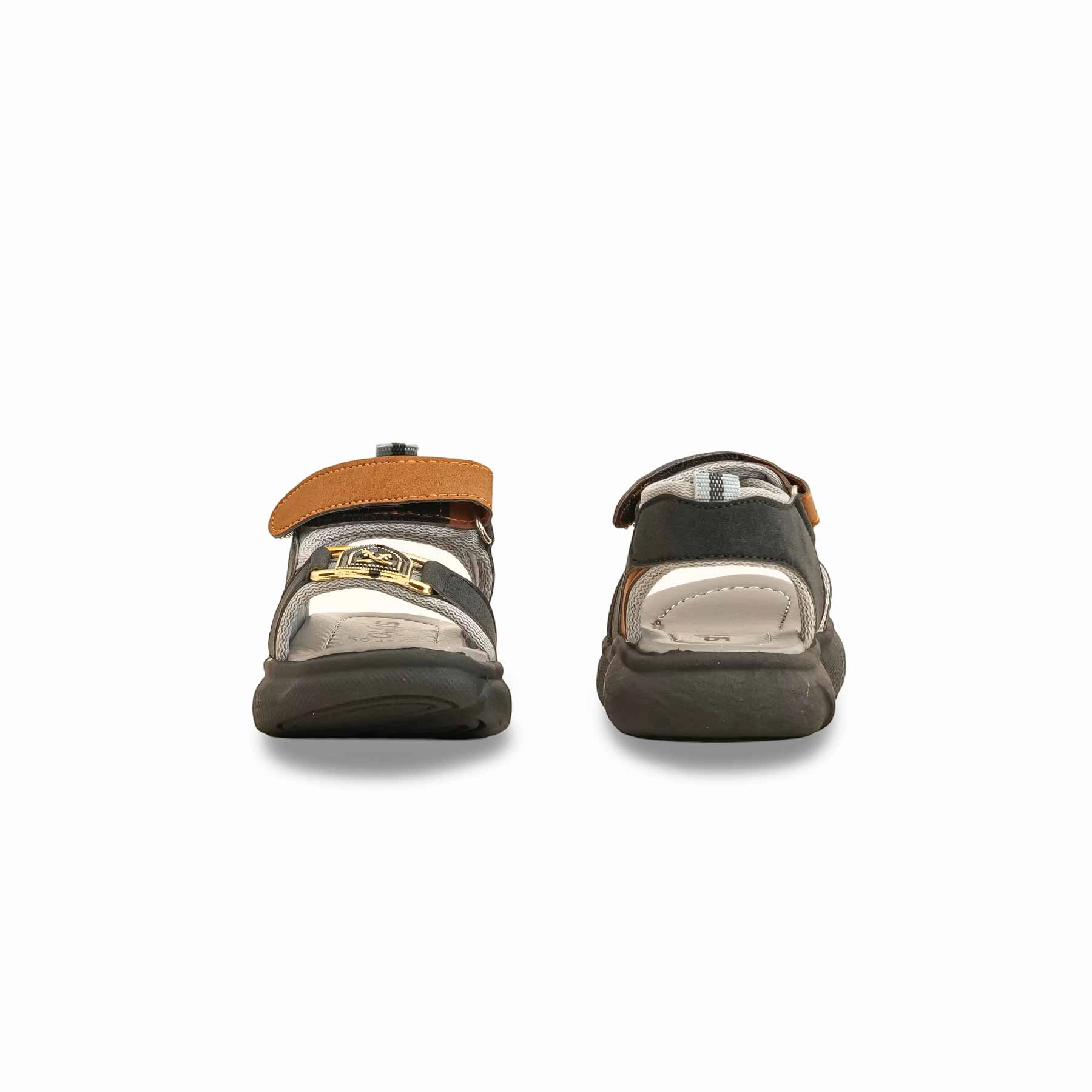 Boys Grey Formal Sandal KD4743 Sandals Cork