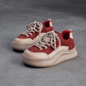 Women's Fashion Leather Breathable Casual Shoes Casual Driving Shoes Outfit