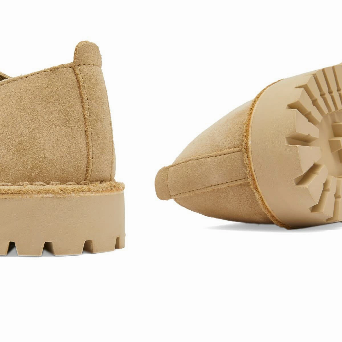 Men's Clarks Desert Rock Lo Derbys Suede - Maple Casual Shoes Fashion 2015