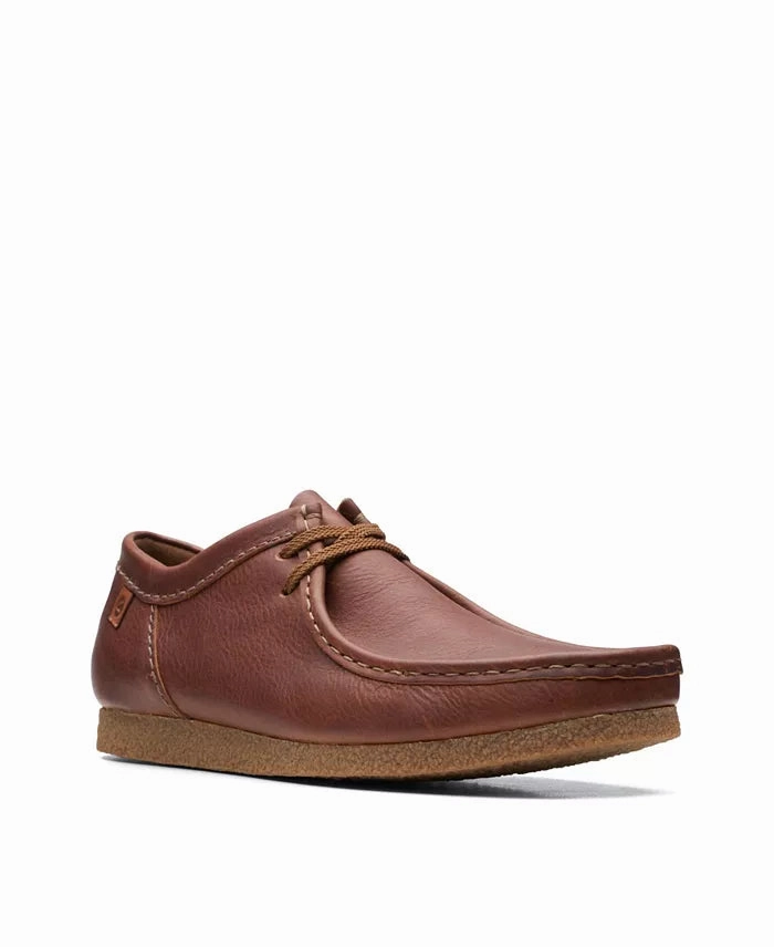 Men's Clarks Shacre II Run - Tan Tumbled Leather Popular Casual Shoe Brands