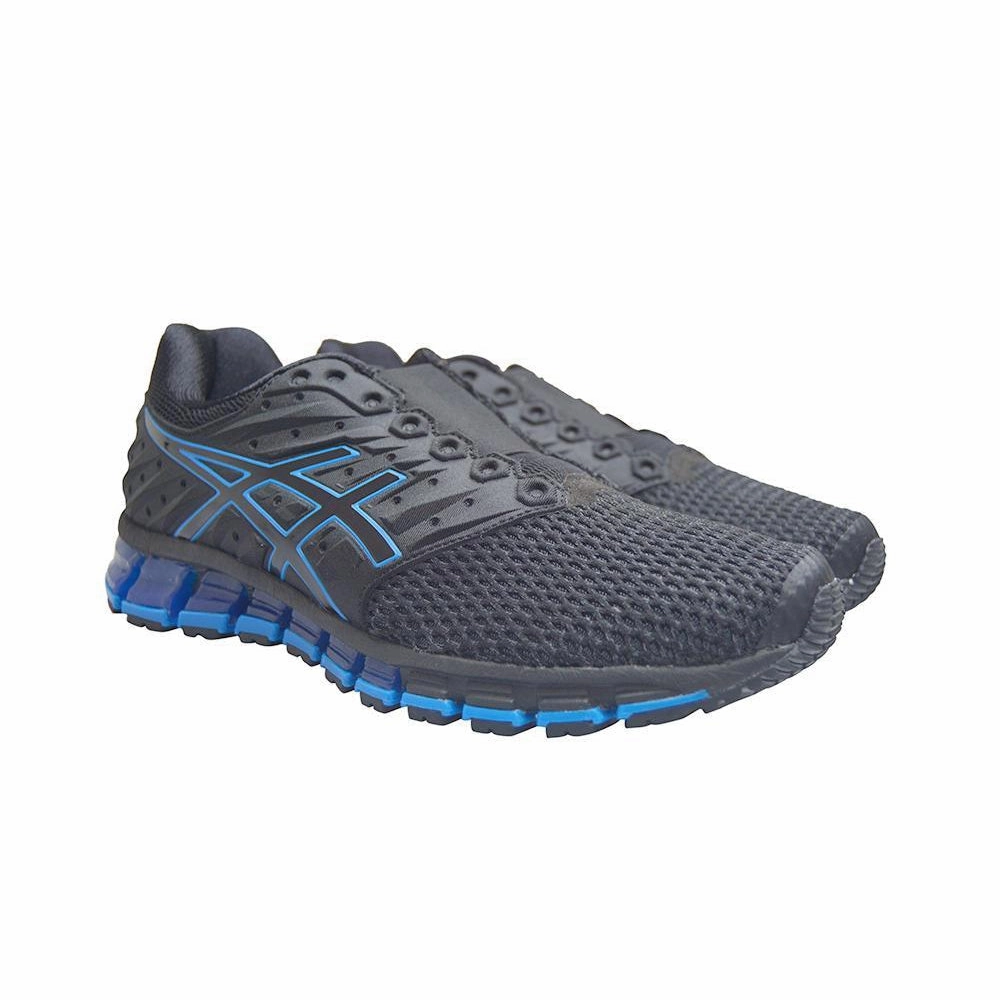 Mens Asics Gel-Quantum 180 2 MX The incredibles - T8F4N-9043 - Black Blue Asics Walking Shoes Plantar Fasciitis