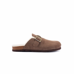 MENS BERLIN CLAY Sherpa Sock Slippers