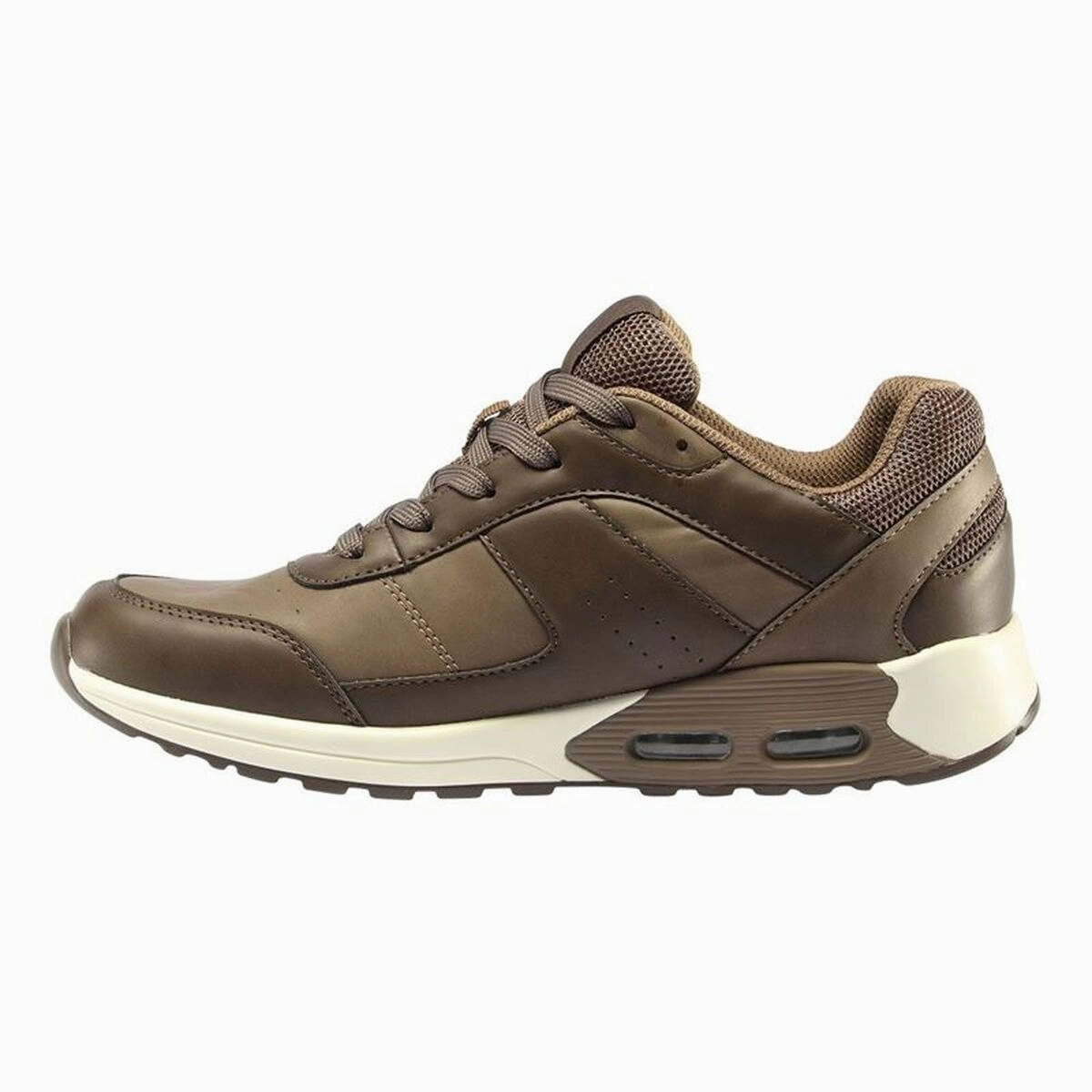 Shoes Semi Casual Mens Casual Trainers John Smith Usman Brown