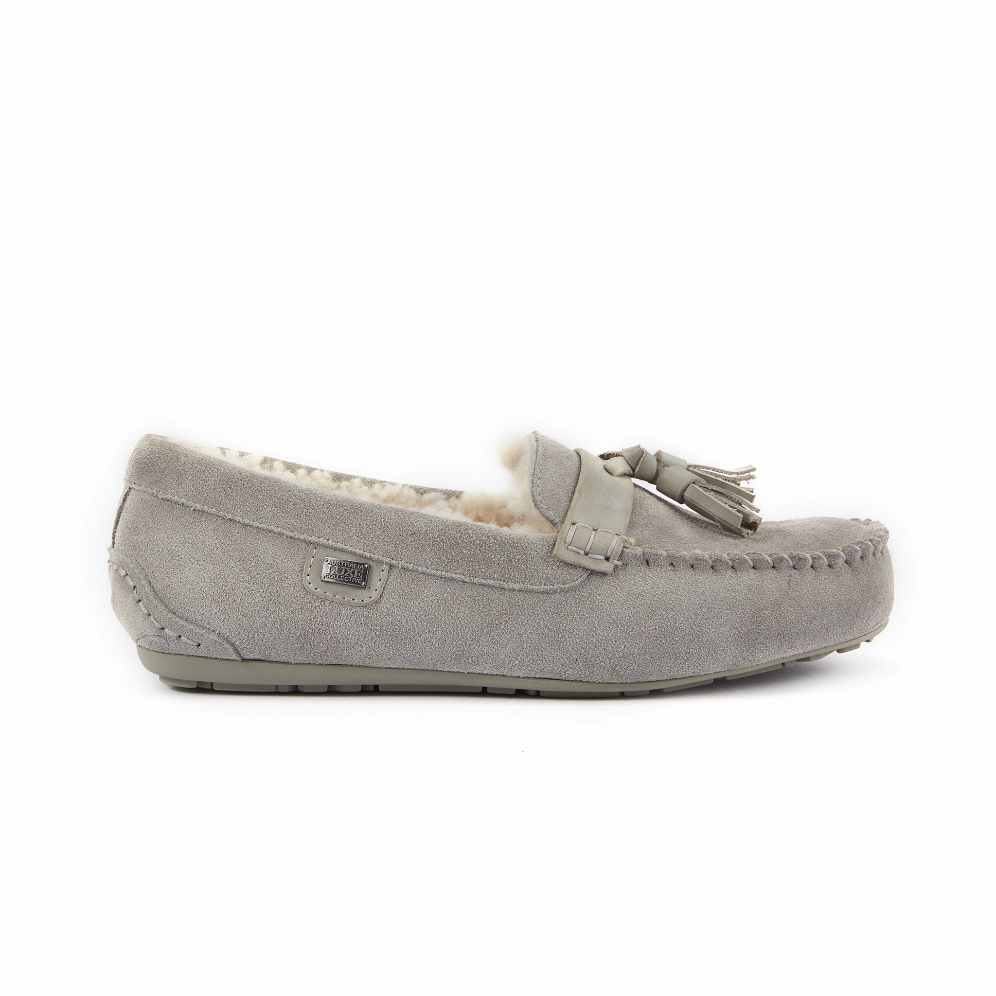 Folkee Sheepskin Slippers MENS HAMILTON ICE GRAY