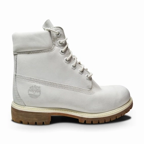 Rocky Mountain Boots Mens Timberland 6inch 6" Premium Boots A180L Vapourous Grey White