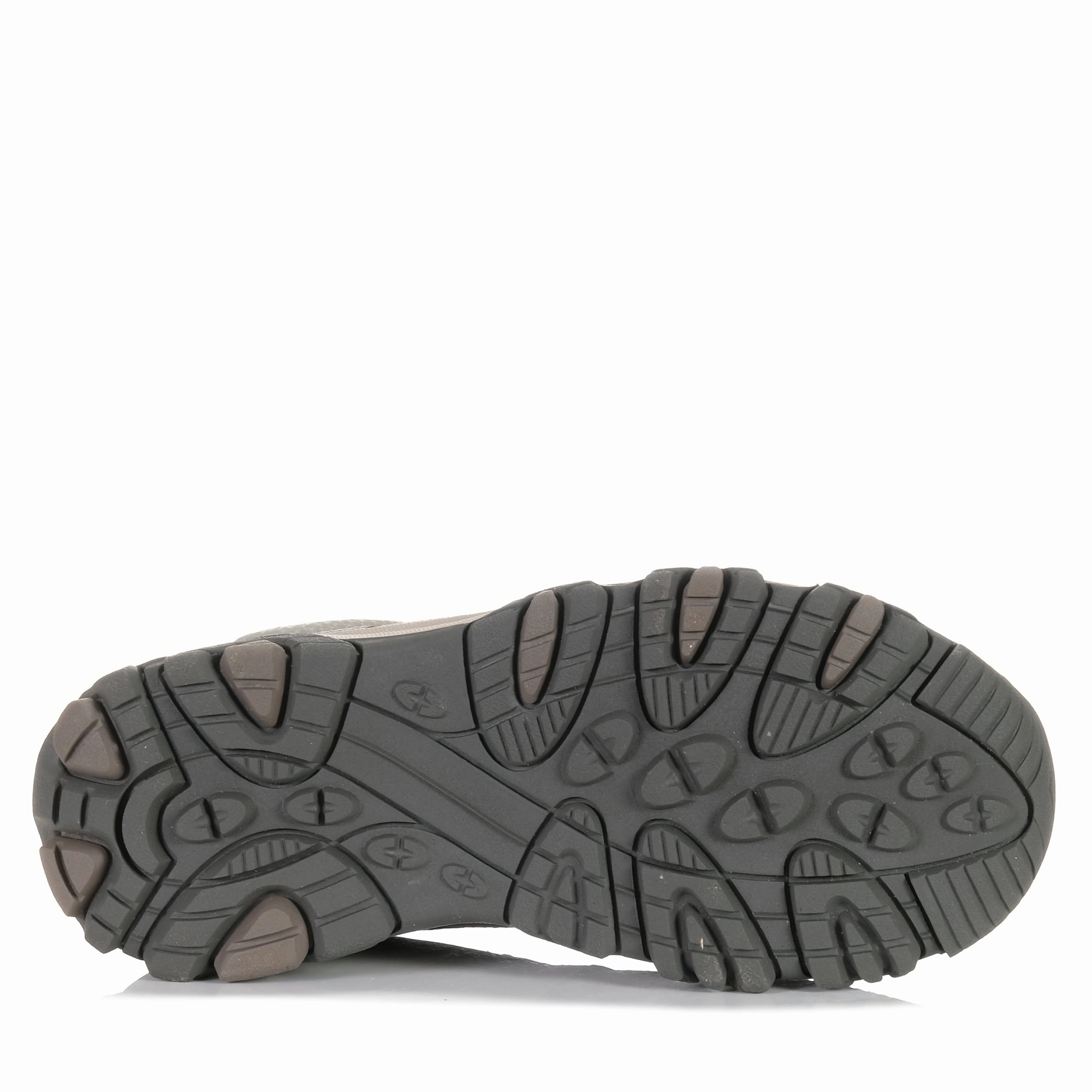 Merrell Moab 3 Low Waterproof Kids Boulder/Red Waterproof Barefoot Trail Running Shoes